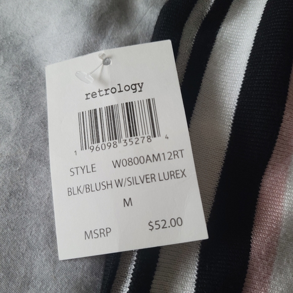 Retrology Striped Pencil  Skirt - Picture 5 of 6